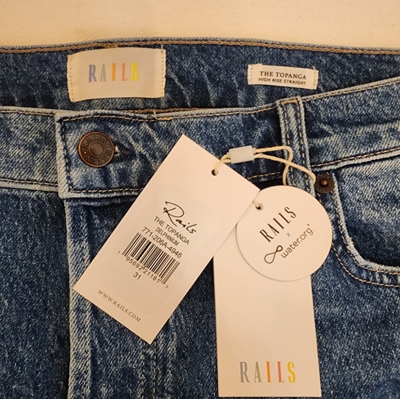 Rails Topanga High Rise Straight Delphinium 31 NWT - Picture 4 of 5